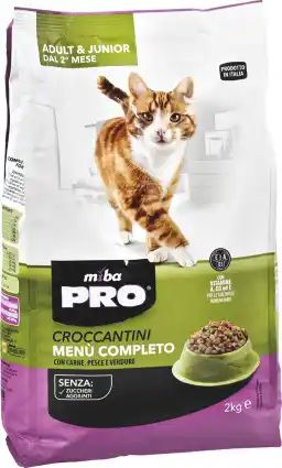 ИТАЛИАНСКА КОТЕШКА ХРАНА МИБА ПРО 2000 ГР /ЛИЛАВ/