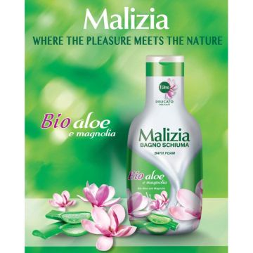 МАЛИЦИЯ ДУШ ГЕЛ МАГНОЛИЯ И АЛОЕ 1000 МЛ