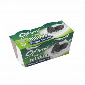ЙОГУРТ ОПТИМО БИФИДУС СИНИ СЛИВИ 2 Х 125 ГР