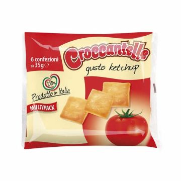 КРОЧИАРЕЛЕ ХРУПКАВИ КРЕКЕРИ С КЕТЧУП 210 ГР