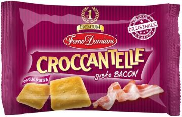 КРОЧИАРЕЛЕ ХРУПКАВИ КРЕКЕРИ С БЕКОН 210 ГР