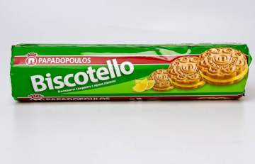 БИСКВИТИ БИСКОТЕЛО САНДВИЧ ЛИМОН 200 ГР