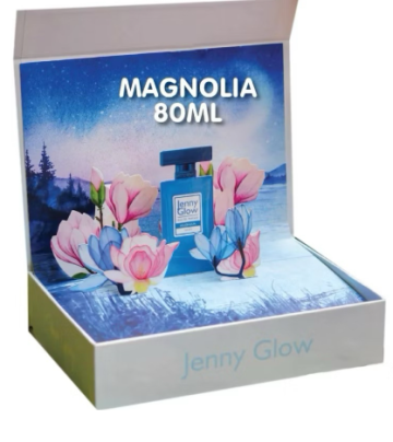 АРАБСКИ УНИСЕКС ПАРФЮМ JENNY GLOW  MAGNOLIA 80 МЛ /СИНЯ КУТИЯ/