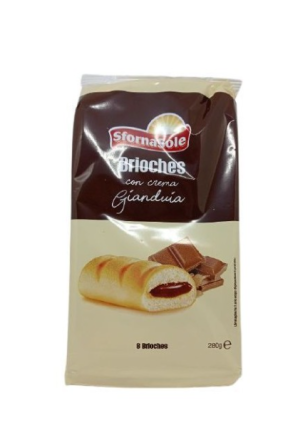 БРИОШИ СФОРНАСОЛЕ С ШОКОЛАД 8 БР 280 Г