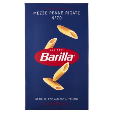 ПАСТА БАРИЛА МЕЦИ ПЕНЕ РИГАТЕ 500 ГР КУТИЯ
