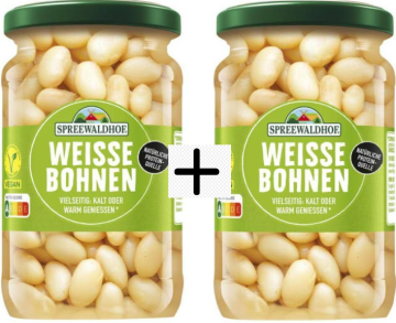 НЕМСКИ БЯЛ БОБ В БУРКАН СПРЕДВАЛДОФ 360 ГР 1 + 1 ПОДАРЪК