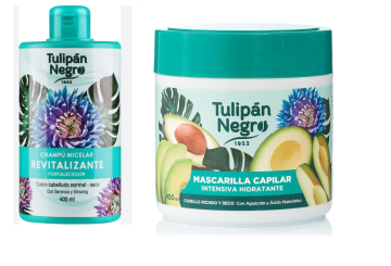 ТУЛИПАН СЕТ МИЦЕЛАРНА ВЪЗСТАНОВЯВАЩА МАСКА ЗА КОСА И ШАМПОАН 400 + 400 МЛ / ЗЕЛЕНА/ 