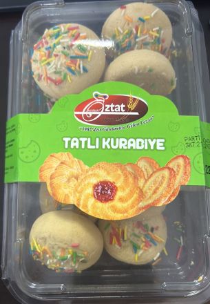 ОЗТАТ СЛАДКИ МАСЛЕНИ БИСКВИТИ С ЦВЕТНИ ПРЪЧИЦИ 225 ГР