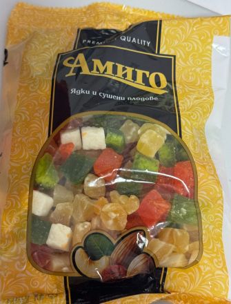 АМИГО ТРОПИЧЕСКИ МИКС СУШЕНИ ПЛОДОВЕ 200 ГР
