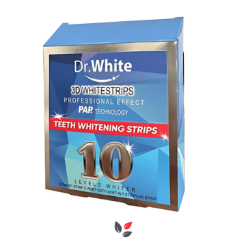 Д-Р УАЙТ 3D ЛЕНТИ ЗА ПРОФЕСИОНАЛНО ИЗБЕЛВАНЕ НА ЗЪБИ 20 ЛЕНТИ ЗА 10 ПРОЦЕДУРИ 