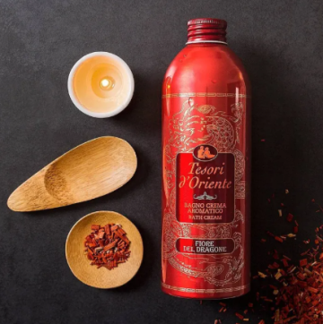 ТЕЗОРИ ДИ ОРИЕНТА ДУШ ГЕЛ ФИОРИ ДРАГОНЕ 500 МЛ / ЧЕРВЕН / 