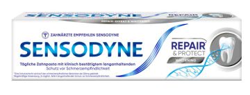 СЕНСОДИН РИПЕЪР ЕНД ПРОТЕКТ БЛАНЧЕР ПАСТА ЗА ЗЪБИ 75 МЛ