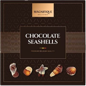 МАГНИФИКУ БЕЛГИЙКИ ШОКОЛАДОВИ БОНБОНИ МОРСКО ДЪНО 195 ГР /ЧЕРНА КУТИЯ/