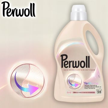 ПЕРВОЛ ТЕЧЕН ГЕЛ ЗА СВЕТЛИ И БЕЛИ ДРЕХИ 54 П 2750 МЛ /БЯЛ/