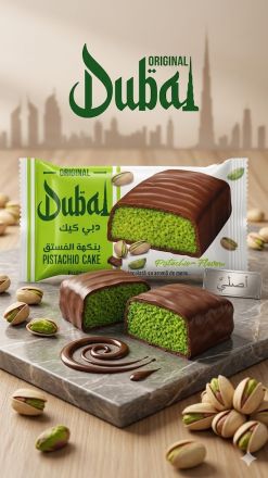 ДУБАЙ ШОКОЛАДОВ ДЕСЕРТ С КРЕМ ОТ ШАМ ФЪСТЪК 45 ГР