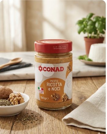 ПЕСТО КОНАД С РИКОТА И ОРЕХИ 190 ГР