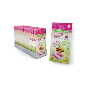 СЕТА БЛУ АРГАН ДЕПИЛИРАЩИ ЛЕНТИ ЗА ЛИЦЕ 12 БР