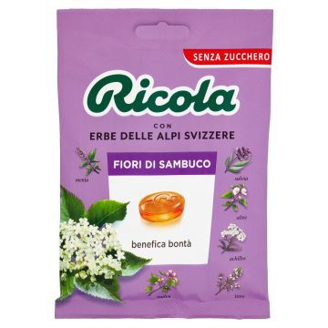  СМУЧЕЩИ БОНБОНИ РИКОЛА БЕЗ ЗАХАР  С ВКУС НА ЦВЕТОВЕ ОТ БЪЗ  70 ГР