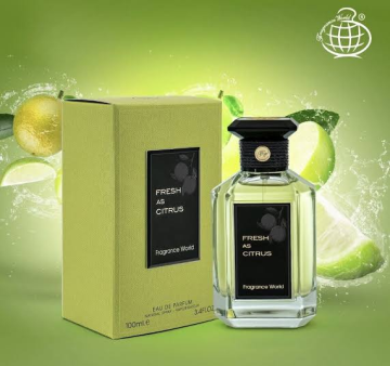 АРАБСКИ УНИСЕКС ПАРФЮМ FRAGRANCE WORLD FRESH AS CITRUS 100 МЛ - TESTER