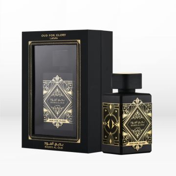 АРАБСКИ УНИСЕКС ПАРФЮМ LATAFFA BADEE AL OUD FOR GLORY 100 МЛ /ЧЕРЕН/ 