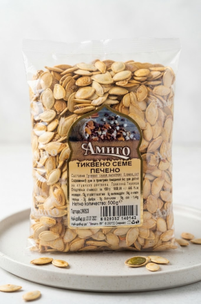 АМИГО ТИКВЕНО СЕМЕ ПЕЧЕНО 500 ГР