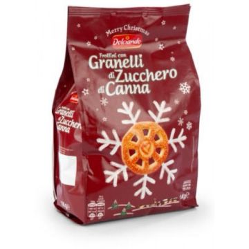 БИСКВИТИ ДОЛЧИАНДО КОЛЕДНИ ГРАНЕЛИ СМЕТАНА С ПОРЪСКА ЗАХАР 1000 ГР