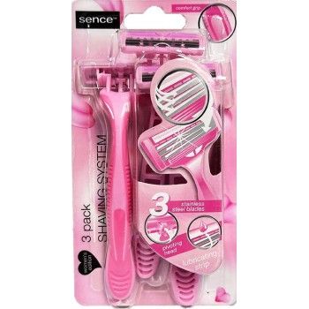 СЕНС ДАМСКА САМОБРЪСНАЧКА 3 БР /РОЗОВА/