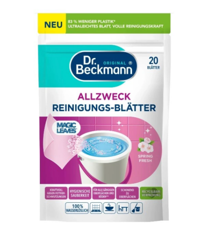 Д-Р БЕКМАН МЕДЖИК СПРИНГ ФРЕШ РАЗТВОРИМИ ЛИСЧЕТА ЗА ПОЧИСТВАНЕ НА ПОДОВИ НАСТИЛИ 20 БР /РОЗОВИ/