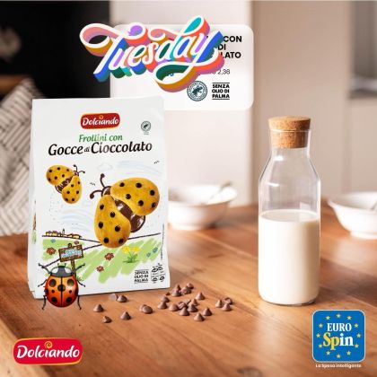 БИСКВИТИ ДОЛЧИАНДО КАЛИНКИ С КАПКА ШОКОЛАД 700 ГР 