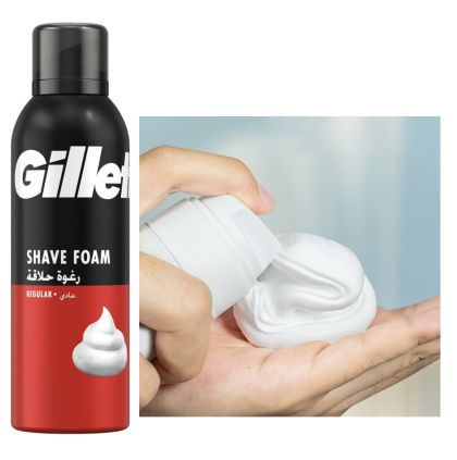 ЖИЛЕТ ПЯНА ЗА БРЪСНЕНЕ ОРИГИНАЛ 300 МЛ /ЧЕРВЕНА/