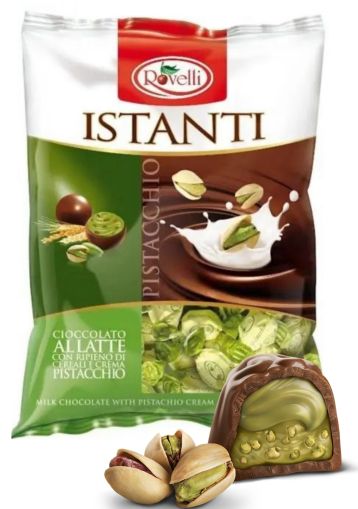 ШОКОЛАДОВИ БОНБОНИ РОВЕЛИ ИСТАНТИ С ШАМ ФЪСТЪК 700 ГР
