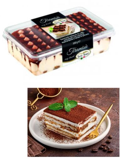 ИТАЛИАНСКО ПРЯСНО ТИРАМИСУ ПАСТИЧЕРИА ДЕЛ ЧЕНТРО  500 ГР