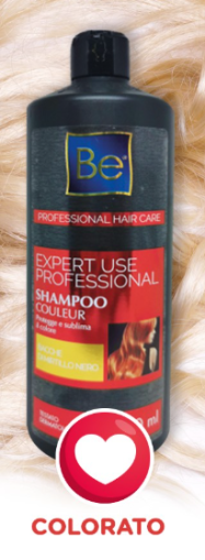 БИ ПРОФЕСИОНАЛЕН ШАМПОАН ЗА БОЯДИСАНИ КОСИ С БОРОВИНКИ 750 МЛ / ЧЕРВЕН/ 