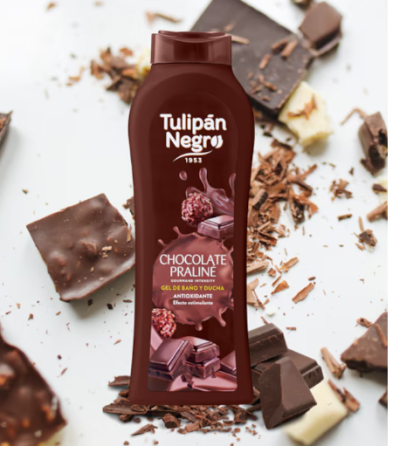 ТУЛИПАН ДУШ ГЕЛ ШОКОЛАДОВ ПРАЛИН 650 МЛ