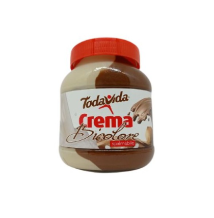 ТОДАВИДА ДУО БЯЛ И ТЕЧЕН ШОКОЛАД С ЛЕШНИК 400 ГР