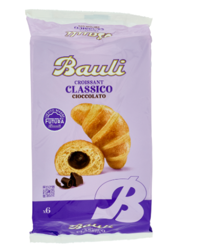 БАУЛИ КРОАСАНИ С ТЕЧЕН ШОКОЛАД 6 БР
