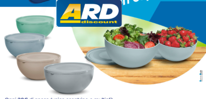 ИТАЛИАНСКА КУПА ЗА САЛАТА С КАПАК / СИВА / 