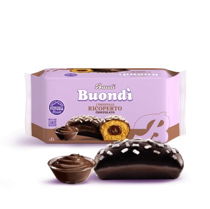 БАУЛИ ИТАЛИАНСКИ КЕКСЧЕТА СЪС ШОКОЛАДОВ ПЪЛНЕЖ И ШОКОЛАДОВА ЗАЛИВКА  6 БР