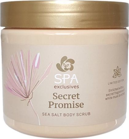 СПА ЕКСКЛУЗИВ ЕКСФОЛИРАЩ СКРАБ ЗА ТЯЛО БЯЛ МУСКУС И ОРХИДЕЯ 500 ГР / ЗЛАТНО/ 