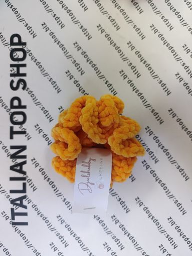 DJULS HOBBY ОРАНЖ РЪЧНО ИЗПЛЕТЕНО СКРЪНЧИ 