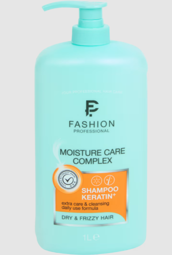 ФЕШЪН ПРОФЕШЪНАЛ ШАМПОАН ЗА СУХА КОСА С КЕРАТИН КОМПЛЕКС  1000 МЛ /С ПОМПА/