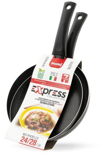 СЕТ 2 БР ИТАЛИАНСКИ ТИГАНИ С ТЕФЛОНОВО ПОКРИТИЕ 28 СМ И 24 СМ