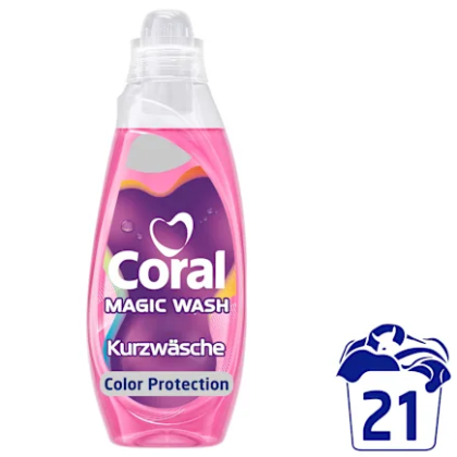 КОРАЛ МЕДЖИК КОЛОР ПРОТЕКШЪН ТЕЧЕН ГЕЛ 21 П 840 МЛ /РОЗОВ/
