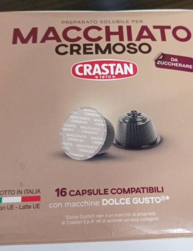 КАФЕ  КАПСУЛИ ЗА ДОЛЧЕ ГУСТО МАКИАТО КРЕМОЗО 16 БР 