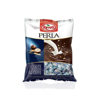 ШОКОЛАДОВИ БОНБОНИ РОВЕЛИ ПЕРЛА С МЛЕЖЕН ПЪЛНЕЖ 700 ГР