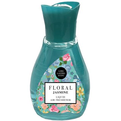 ФЛОРАЛ ЖАСМИН АРОМАТИЗАТОР ЗА ВЪЗДУХ С ФИТИЛ 375 МЛ / ЗЕЛЕН / 