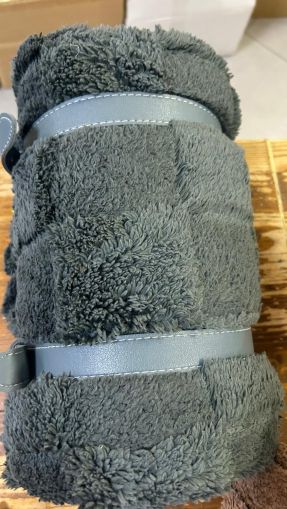 ИТАЛИАНСКО ОДЕАЛО 120 Х 160 СМ /ТЪМНО СИВО/