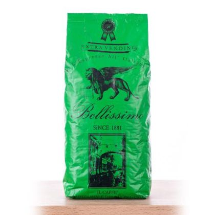 БЕЛИСИМО КАФЕ НА ЗЪРНА 1000 ГР /ЗЕЛЕНО/ МЛЯНО