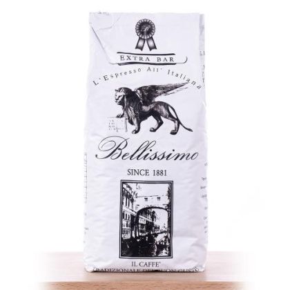 БЕЛИСИМО КАФЕ НА ЗЪРНА 1000 ГР /БЯЛО/  МЛЯНО