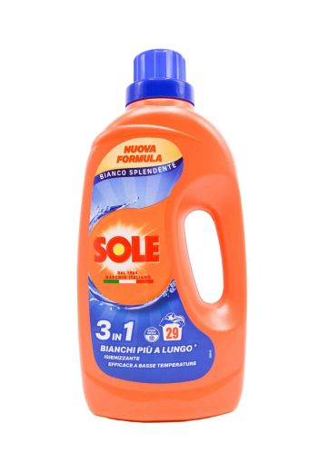 СОЛЕ ТЕЧЕН ГЕЛ ЗА БЕЛИ ДРЕХИ  29 П / СИН/ 